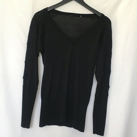 ELIE TAHARI Black Lace Sweater - Picture 7 of 13